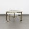 Vintage Coffee Table in Brass and Smoked Glass, 1960s 2