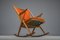 No. 182 Teak Rocking Chair by Frank Reenskaug for Bramin, 1960s 8