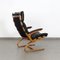 Armchair in Leather by Elsa & Nordahl Solheim for Rybo Rykken & Co 2