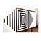 Polnischer Vintage Schrank mit Op Art Motiven, 1960er 5