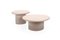 Natural Plaster Coffee Table by Isabelle Beaumont, Set of 2, Image 4