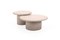Natural Plaster Coffee Table by Isabelle Beaumont, Set of 2, Image 3
