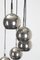 Large Mid-Century Cascade Lamp with Chrome Ball Lamps, 1960s 4