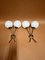 Lampade da parete vintage di Maison Arlus, Francia, 1950, set di 2, Immagine 1