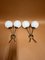 Vintage French Wall Lights from Maison Arlus, 1950, Set of 2 1