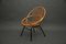 Dutch Rattan and Metal Chair from Rohé Noordwolde, 1950s, Image 1