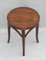 Mid-Century Bentwood Stool with Wooden Seat, 1950s, Image 3