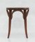 Taburete Mid-Century de madera curvada con asiento de madera, años 50, Imagen 6