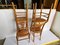 Vintage Rustic Chairs in Wood, 1890s, Set of 4 10