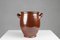 Vaso grande in ceramica smaltata marrone, Belgio, inizio XIX secolo, Immagine 3
