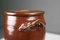 Large Glazed Brown Ceramic Pot, Belgium, 1800s, Image 6