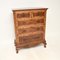 Burr Walnut Chest of Drawers, 1890s, Image 2