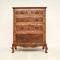 Burr Walnut Chest of Drawers, 1890s, Image 1