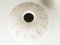 Jarrones italianos de cerámica blanco marfil de La Bottega, años 80. Juego de 2, Imagen 3