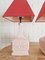 Lampade da tavolo Manises in porcellana rosa, anni '60, set di 2, Immagine 6