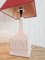 Lámparas de mesa Manises de porcelana rosa, años 60. Juego de 2, Imagen 9