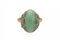 Anillo de oro con diamantes y jade + aretes de jade, años 60. Juego de 3, Imagen 3