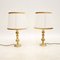 Vintage Brass Table Lamps, 1970, Set of 2 2