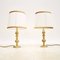 Vintage Brass Table Lamps, 1970, Set of 2, Image 1