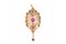 Art Nouveau Gold Pendant with Synthetic Rubies and Pearls, 1890s, Image 1