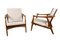 Danish Lounge Chairs in Teak with Upholstered Cushions, 1960s, Set of 2 1