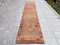 Brown White Pink Runner Rug, 1960s, Image 1