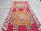 Vintage Oushak Red Runner Rug, 1960s 3