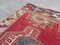 Vintage Oushak Red Runner Rug, 1960s 5