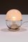 Lámpara de mesa italiana de vidrio grueso, años 60, Imagen 2