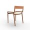 Collector Nihon Dining Chair in Famiglia 05 Fabric and Smoked Oak by Francesco Zonca Studio, Image 4