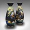 Vases Kingfisher Art Déco Vintage en Finition Satinée, Angleterre, 1930, Set de 2 2