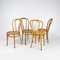 Bentwood and Cane Cafe Chairs, 1970s, Set of 4, Image 5
