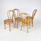 Bentwood and Cane Cafe Chairs, 1970s, Set of 4 6