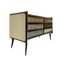 Italian Sideboard in Wood and Colored Glass,1950s, Image 3