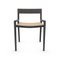 Collector Nihon Dining Chair in Famiglia 07 Fabric and Black Oak by Francesco Zonca Studio 4