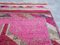 Tapis Oushak Vintage Rose Rouge, Turquie, 1960s 6