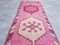 Tapis Oushak Vintage Rose Rouge, Turquie, 1960s 8