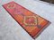 Vintage Kitchen Orange Red Runner Rug, 1960s 3