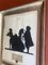 Italian Artist, Musician Silhouettes, Mixed Media Paintings on Paper, Framed, 1950s, Image 10