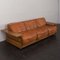 Scandinavian Aniline Leather Sofa by Hameen Kalustaja, Lathi, Finland 1970s, Image 2