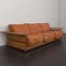 Scandinavian Aniline Leather Sofa by Hameen Kalustaja, Lathi, Finland 1970s 4