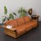 Scandinavian Aniline Leather Sofa by Hameen Kalustaja, Lathi, Finland 1970s, Image 3