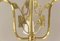 Art Nouveau Brass Chandelier, Vienna, 1910s, Image 9