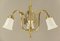 Art Nouveau Brass Chandelier, Vienna, 1910s, Image 7