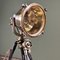 Vintage Nautical Brass Searchlight with Black Tripod, 1975, Image 2