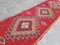 Vintage Oushak Red Runner Rug, 1960s 3