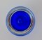 Royal Blue Thick Murano Glass Bowl, 1970s, Image 2