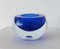 Royal Blue Thick Murano Glass Bowl, 1970s 3