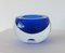 Royal Blue Thick Murano Glass Bowl, 1970s, Image 3