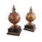 Large Gilded Finials, 1980s, Set of 2 1